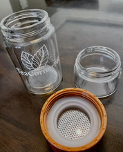Load image into Gallery viewer, Double Walled Glass Tumbler with Built-in Tea Infuser

